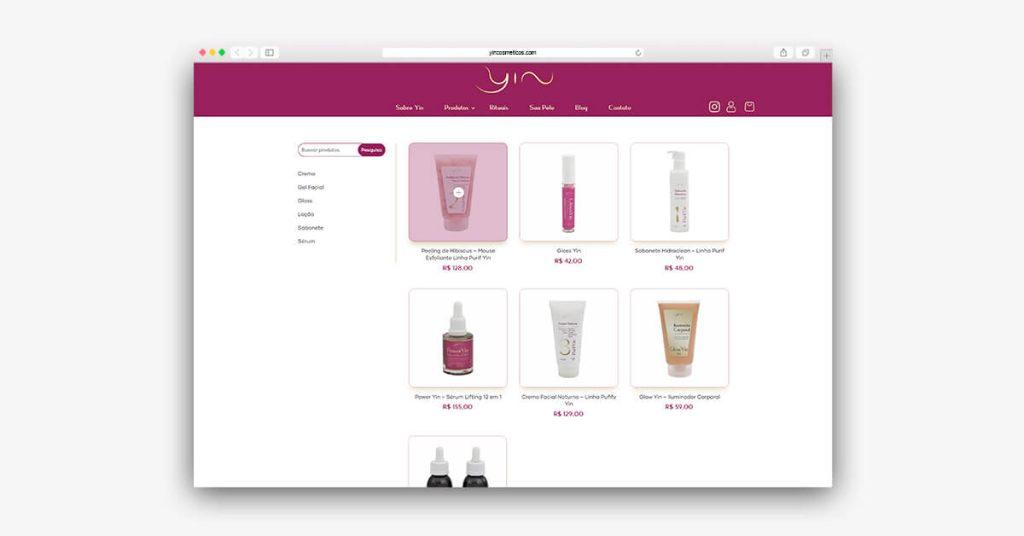 yin-cosmeticos-4 Ecommerce, Loja Virtual, Criar Loja Virtual - MídiaMatic Agência de Marketing Digital - Rio de Janeiro, Teresópolis, Copacabana, Ipanema, Teresópolis, Barra da Tijuca, Recreio, Petrôpolis