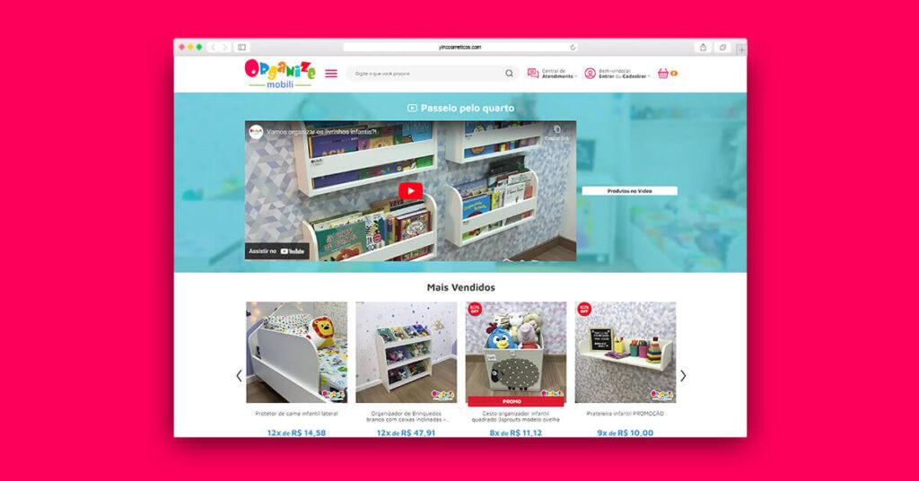 organize-mobili-ecommerce2 Organize Mobili Móveis Infantil - Ecommerce, Loja Virtual, Vender Online, Criar loja virtual - MídiaMatic Agência de Marketing Digital