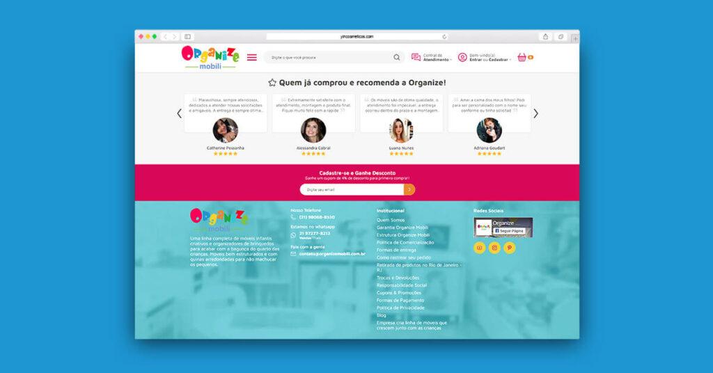 organize-mobili-ecommerce3 Organize Mobili Móveis Infantil - Ecommerce, Loja Virtual, Vender Online, Criar loja virtual - MídiaMatic Agência de Marketing Digital