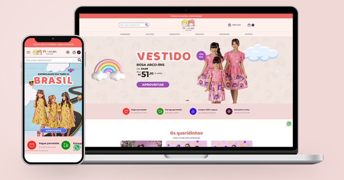 Piruetas Moda Infantil MídiaMatic Agência de Marketing Digital - Rio de Janeiro, Teresópolis, Copacabana, Ipanema, Teresópolis, Barra da Tijuca, Recreio, Petrôpolis - Ecommerce, Loja Virtual, Campanhas, Anúncios, Tráfego Pago, Publicidade Digital, propaganda, loja online